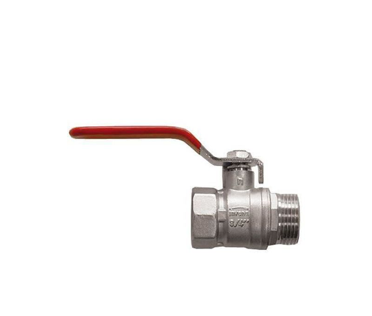 Standard Flow Rate Water Ball Valve with Steel Handle DN25 1' bsp Female x Male Thread
