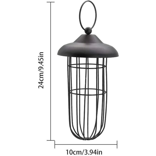 Set of 2 Hanging Wild Bird Feeders