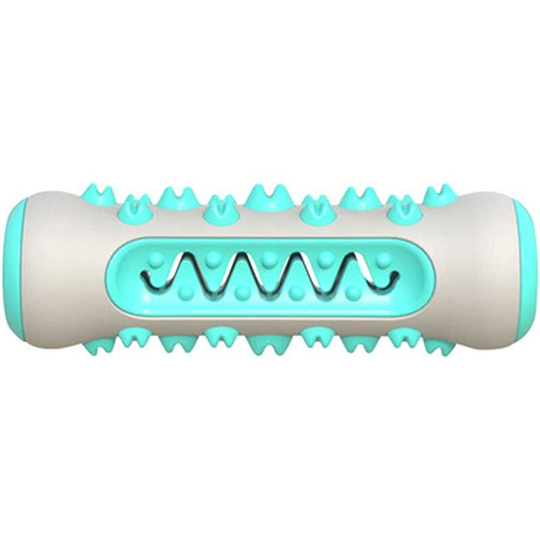 Dog Toothbrush Chew Toy 360° Clean Teeth Toy Bite Training Toy for Small Medium Dogs, Blue