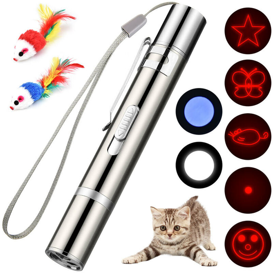 Usb Rechargeable led Pointer Cats Dog Toys Pet led Light Light Pointer