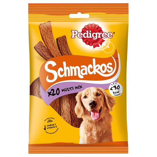 Pedigree Schmackos - Multi 3 Flavours (110 Snacks)
