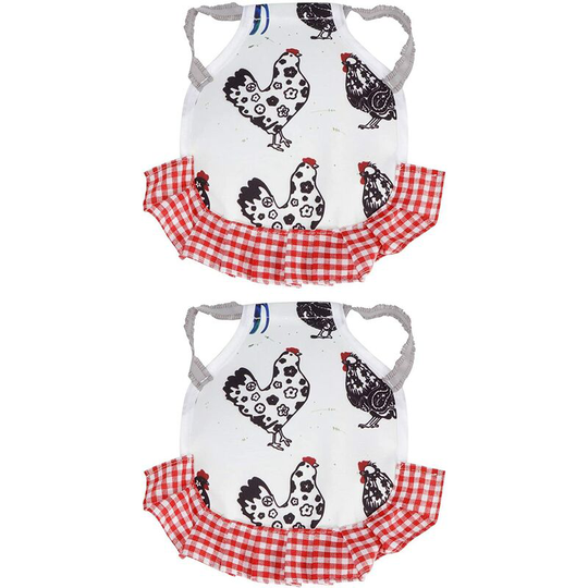 Chicken saddle, thick chicken saddle apron warm, good storage effect of elastic chicken duck for domestic animals (type a)