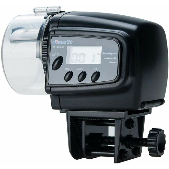 Automatic fish feeder with lcd display, automatic fish tank feeder, automatic aquarium fish feeder, suitable for weekends or holidays