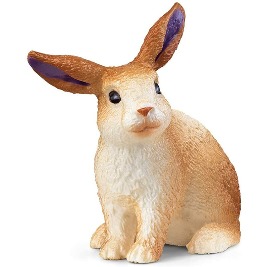 72185 Easter Rabbit With Purple Ears Figure - Schleich