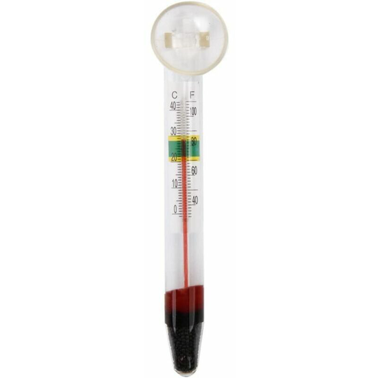 With Suction Cup Two PackThermometer Fish Tank Aquarium Float Glass Thermometer