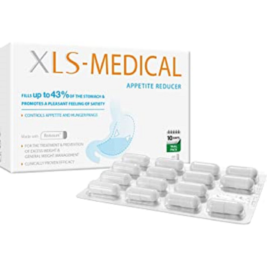 XLS-Med Appetite Reducer 60 Capsules 10 Day Trial Supresses Appetite / Hunger **Best Before End November 2021