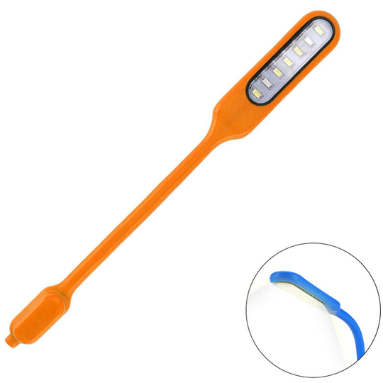 Aquarium Light Small led Light for Fish Tank usb Ferromagnetic led Light for Aquarium Fish Tank White Blue Lighting Color,model:Orange - model:Orange