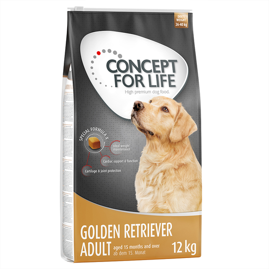 Concept for Life Economy Packs - Golden Retriever Adult (2 x 12kg)
