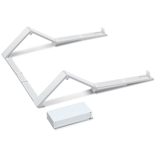 Laptop Stand, Computer Riser, Ergonomic Laptop Riser for 10-15.6 Inch Laptops (White)