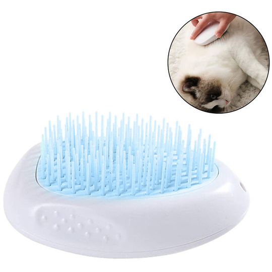 Pets Hair Massage Comb, Cat Grooming Brush Quick Hair Removal Pets Hair Massage Comb, blue