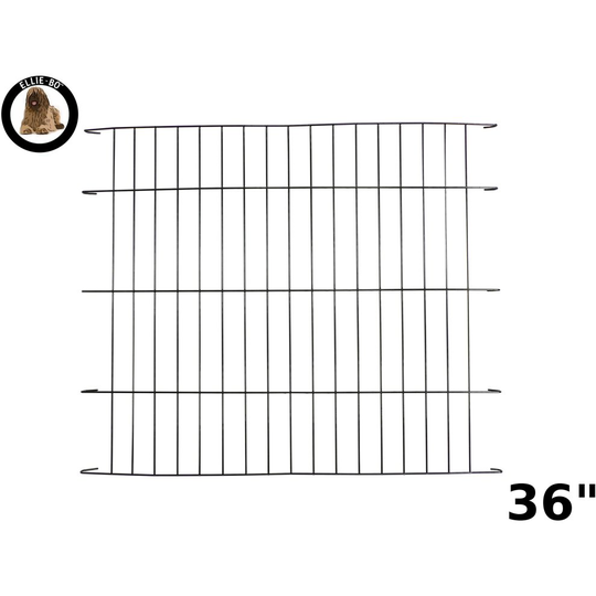 Ellie-Bo Black Divider for 36 inch Large Dog Crate Cage