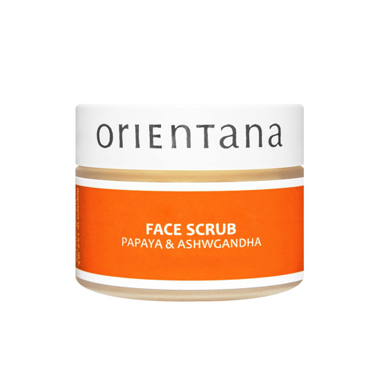 Orientana - PAPAYA&INDIAN GINSENG FACE SCRUB-100% Natural & Vegan,50g