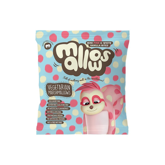Freedom Mallows Vegetarian Mini Pink & White Vanilla Marshmallows 75g