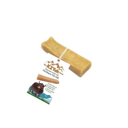 (Small, Pack of three (3)) K2 Yak Chews 100% Natural Long Lasting Dog Treats