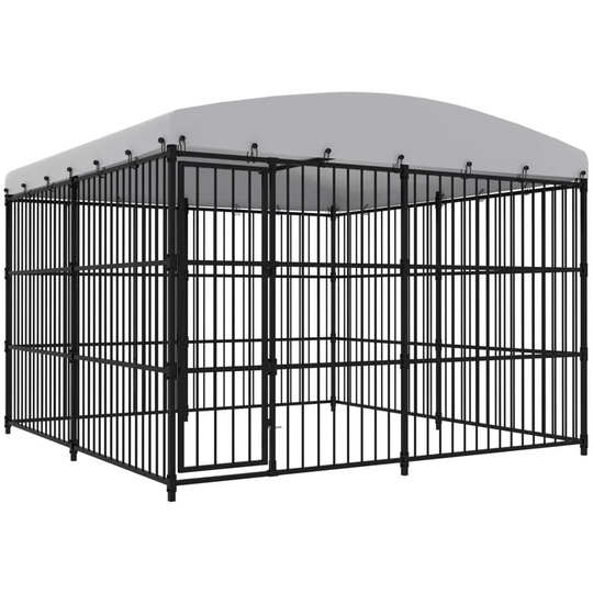 Hommoo - Outdoor Dog Kennel with Roof 300x300x210 cm VD07341