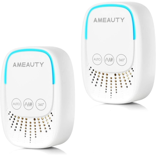 Ameauty Ultrasonic Pest Repeller, Insect Repeller Plug in 2 Pack Pest Control Repellent Automatic Against Mosquito, Cockroach, Rodents, Spiders, Flies