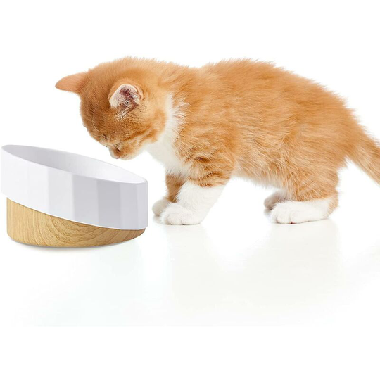 Thsinde - Plastic Pet Food Bowl, Cat And Dog Food Dispenser