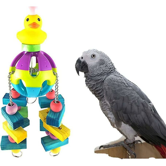 Parrot Chew Toy Bird Macaw African Grey Eclectic Parrot Budgie Parakeet Cockatoo Cockatiel Thsinde