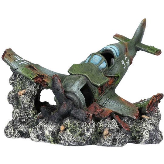 Aqua D'ella - Crashed Raven 27x22x16cm Polyresin Green
