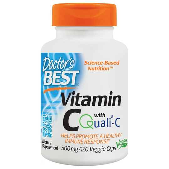 Doctor's Best Vitamin C with Quali-C , 120 vcaps - 500mg