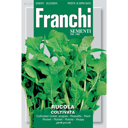 Franchi Seeds of Italy - DBO 115/1 - Cultivated Rocket - Rucola Coltivata - Seeds