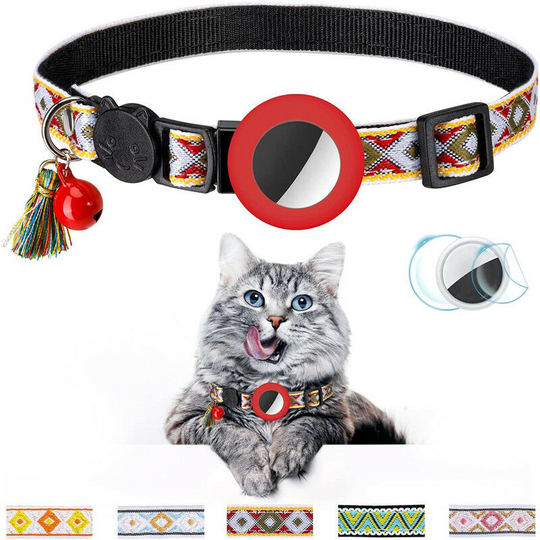 Cat Collar, Pet Collar, for Cats, Small Dogs, Kittens, Red, 1 Piece