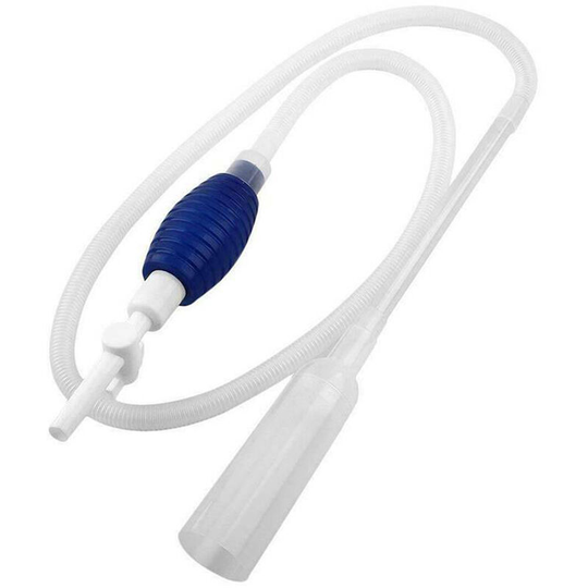 Aquarium Siphon Gravel Cleaning Fish Tank Vacuum Hand Pump Water Changer Tool
