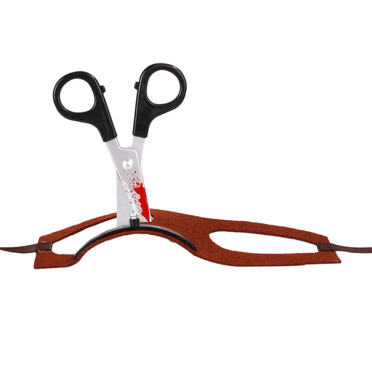 Pet Cats Dogs Animals Funny H-airgear Hoop for H-alloween Christmas Xmas Festival Holiday Present Gift Portable,model:scissors m - model:scissors m