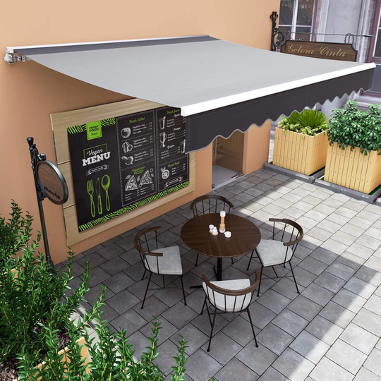 Anzla 2.5m W x 2m D Retractable Patio Awning