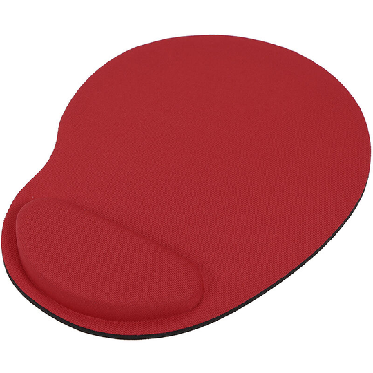 Mouse Pad Comfortable Mouse Mat with Wrist Rest Support for pc Laptop(Red),Red - Red