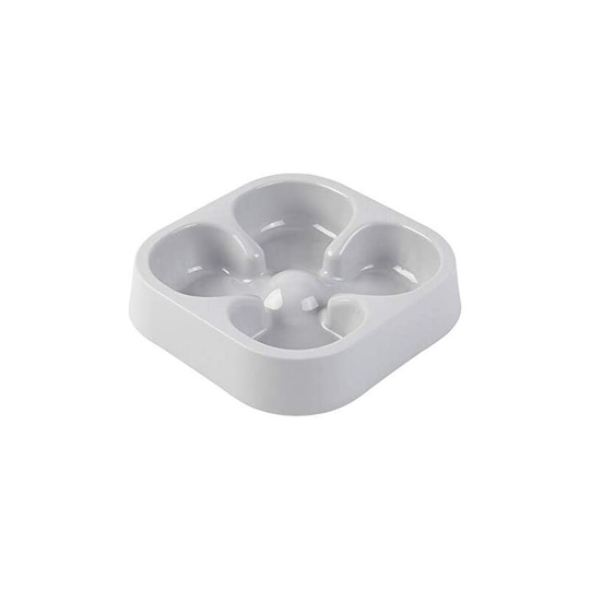 Non-Slip Labyrinth Shaped Pet Bowl, Anti Glutton Bowl for Dog Cat, Anti Bloat Slow Feeding Bowl,Green