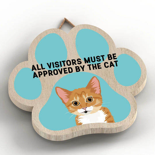 Cat 10 All Visitors Approved By Cat Wall Décor
