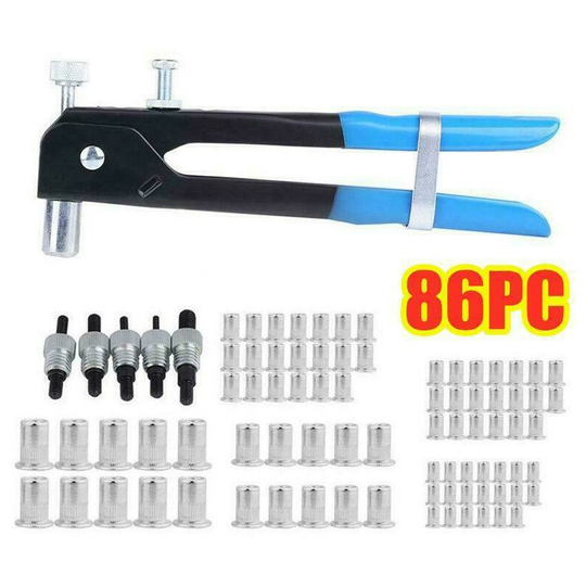 Sun Flowergb - With threaded insert for M3-m8 blind rivet nut, manual rivet gun tool wrench kit