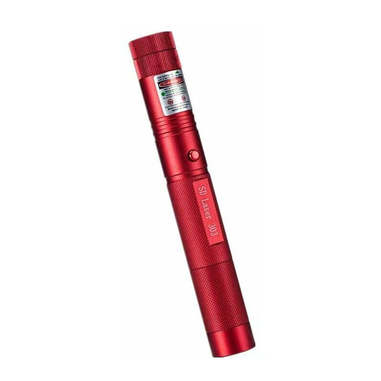 Green Light Gypsophila Laser Flashlight, Laser Pointer Directing Laser Flashlight for Camping, Fishing, Emergencies, Gifts(Red)