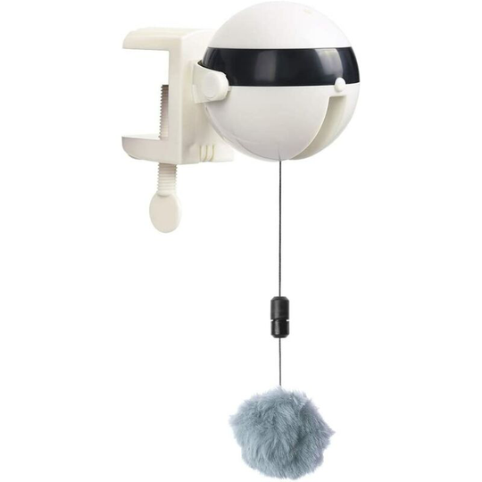 Cat Toy Automatic Cat Toy Interactive Yo-Yo Cat Toy with Automatic Lifting Ball Electric Floating Rotating Toy for Cats