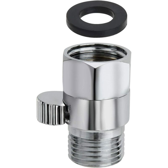 Shower Head Stop Valve Flow Control Stop Valve Brass Faucet Flow Rate Universal Replacement Part