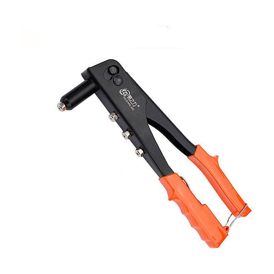 Riveting machine, rivet nut, rivet clip, compact size, thick steel handle, design to save work-