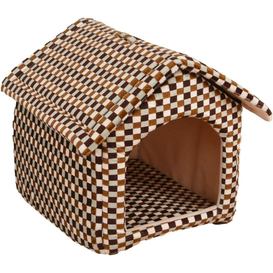 FVO - Small Dog Cat Kennel 4 Season Kitten Shelter Removable Collapsible Shelter Cat House with Handle Indoor Outdoor