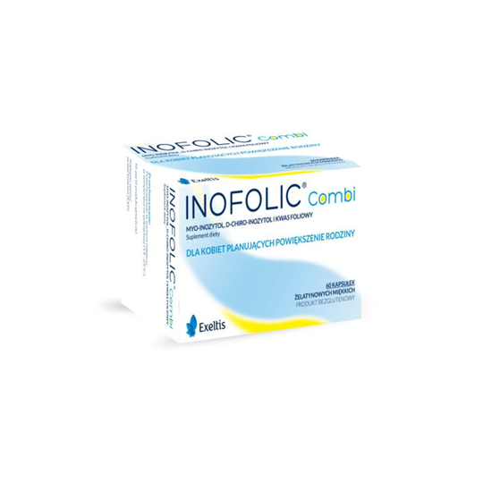Inofolic Combi Pregnancy Ovulation Folic Acid Treatment 60 Caps