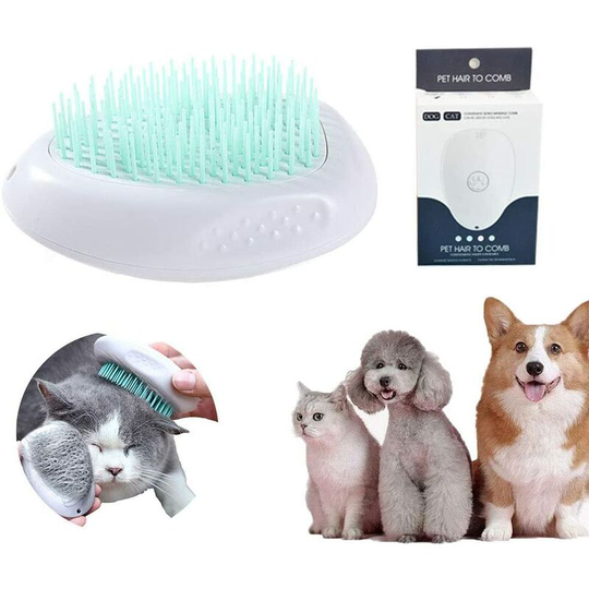 Litzee - Pet Grooming Brush,Self Cleaning Slicker Brush for Dogs And Cats,Dog Brush Cat Brush Slicker pet Grooming Brush pet Comb,Professional pet