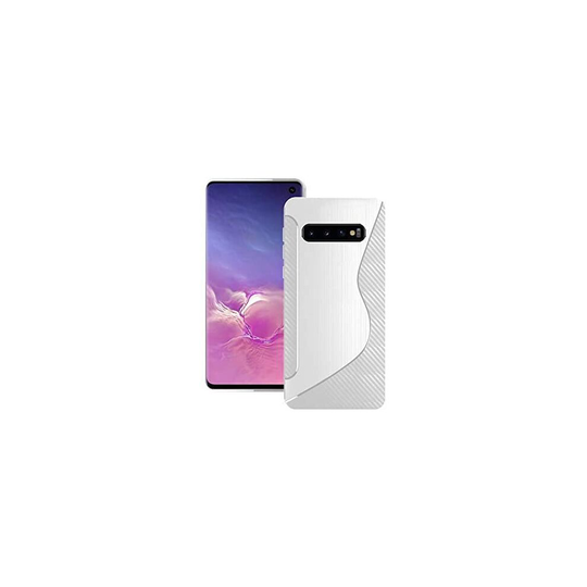 (Clear) Case For Samsung Galaxy S10 S-Line Silicone Gel Phone Cover