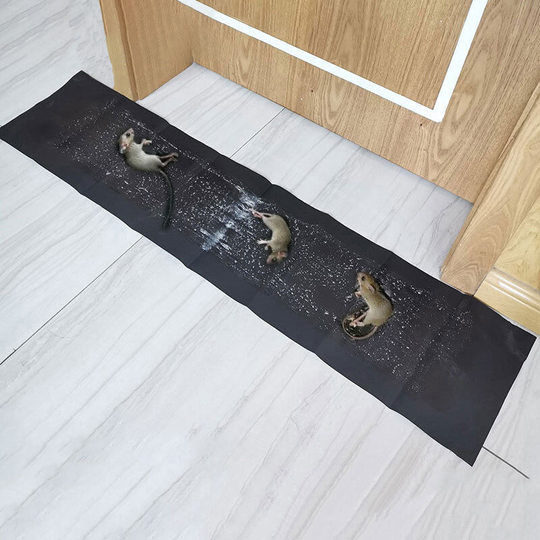 1.2m Invisible Sticky Rat Board Rat Control Blanket Strong Rat Sticker 5 Packs noir