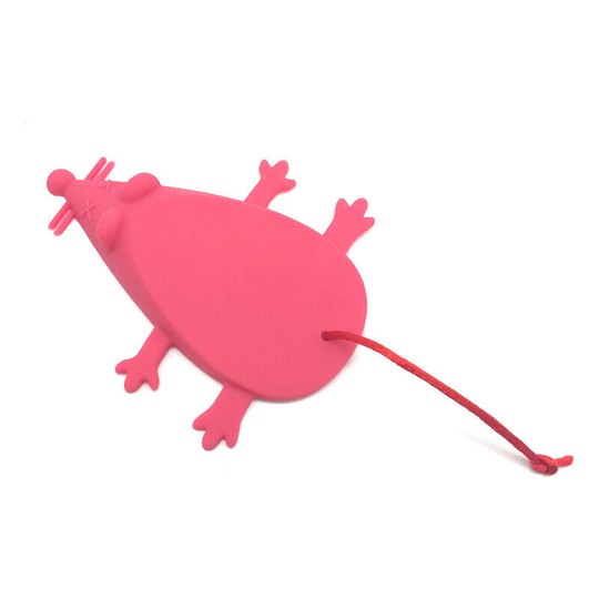 Door Stopper, Universal Silicone Mouse Door Stopper, Door Stopper Finger Protector (Pack of 5, Red)