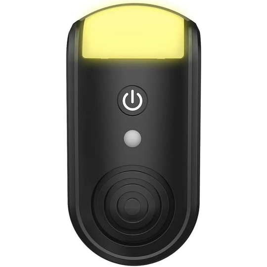 Ultrasonic and Electromagnetic Wave Tops Insect Repeller with Yellow Light(White)