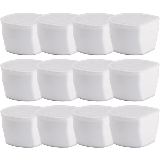 Compatible with Drinkwell Avalon Pagoda Cat Water Fountain Filters 12pcs Replacement Filters,model:White