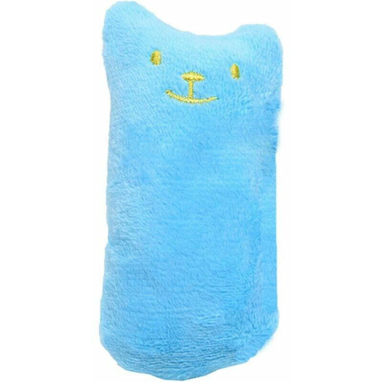 Set of 1 plush cat cushion - With catnip - For cats