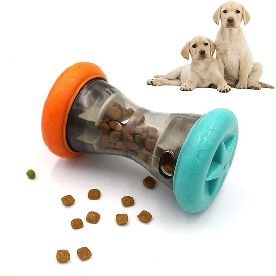Ilovemilan - Treat Dispensing Puzzle Toys for Small Dogs,Interactive Chase Toys,Slow Feeder,Perfect Alternative to Slow Feeder Dog Bowls to Improves