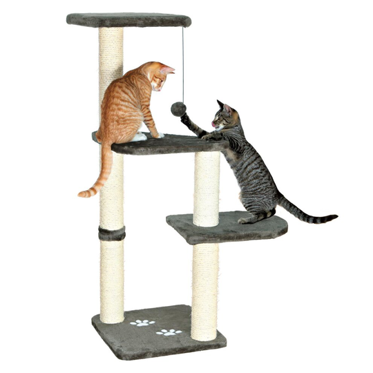 Altea Scratching Post, 117 Cm, Platinum Grey - Trixie Post Cat Kitten 43882 - altea trixie scratching post grey cat kitten 43882 tree 117 cm platinum