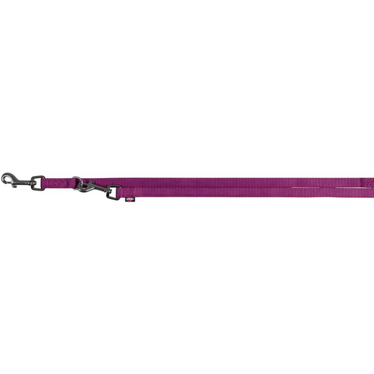 Premium Double Adjustable Dog Leash (l-xl) (Berry) - Berry - Trixie