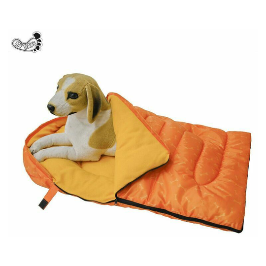 Briday - Waterproof and Warm Dog Sleeping Bag for Pet with Cover for Indoor, Outdoor, Car Travel, Camping, Backpacking, Backpacking (45.2 x 29 Inch)